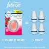 imageFebreze Bathroom Air Freshener OdorFighting Plug In Alternative Air Fresheners for Home and Bathroom and Kitchen Closet Air Fresheners Ocean Scent 4 Count1 Count Pack of 1