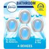 imageFebreze Bathroom Air Freshener OdorFighting Plug In Alternative Air Fresheners for Home and Bathroom and Kitchen Closet Air Fresheners Ocean Scent 4 Count4 Count Pack of 1