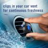 imageFebreze Car Ocean Scent Air Freshener Vent Clip 07 oz Car Vent Clip Pack of 4007 Fl Oz Pack of 4