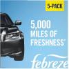 imageFebreze Car Ocean Scent Air Freshener Vent Clip 07 oz Car Vent Clip Pack of 4007 Fl Oz Pack of 5