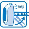 imageFebreze Car Ocean Scent Air Freshener Vent Clip 07 oz Car Vent Clip Pack of 4Pack of 8