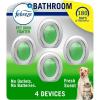 imageFebreze Bathroom Air Freshener OdorFighting Plug In Alternative Air Fresheners for Home and Bathroom and Kitchen Closet Air Fresheners Heavy Duty Pet Scent 4 CountFresh
