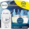 imageFebreze PLUG Linen ampamp Sky Starter Kit ampamp 2 87 fl oz Refills058 Fl Oz Pack of 3