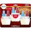 imageFebreze Plug In Air Freshener OdorFighting Scented Oil Refill Air Fresheners for Home and Bathroom and Kitchen Long Lasting for Strong Odors Baked Cinnamon Apples Scent 087oz Refills 3 Count