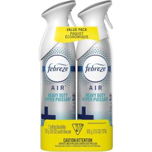 imageFebreze Air Mist Air Freshener Spray OdorFighting Room Spray Air Fresheners for Home and Bathroom and Kitchen Aerosol Can Heavy Duty Crisp Clean Scent 88oz 3 CountCrisp Clean