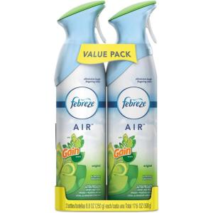 imageFebreze Air Mist Air Freshener Spray OdorFighting Room Spray Air Fresheners for Home and Bathroom and Kitchen Aerosol Can Heavy Duty Crisp Clean Scent 88oz 3 CountOriginal