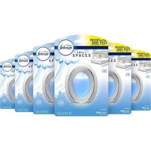 imageFebreze Bathroom Air Freshener OdorFighting Plug In Alternative Air Fresheners for Home and Bathroom and Kitchen Closet Air Fresheners Ocean Scent 4 Count1 Count Pack of 6