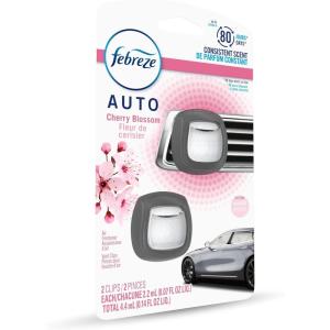 imageFebreze Car Air Freshener Vent Clip Laundry Fresh Scent 07 oz Car Vent Clip Pack of 4CHERRY BLOSSOM