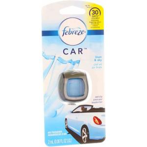 imageFebreze Car Ocean Scent Air Freshener Vent Clip 07 oz Car Vent Clip Pack of 41 Count Pack of 3