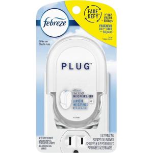 imageFebreze PLUG Linen ampamp Sky Starter Kit ampamp 2 87 fl oz Refills1 Count Pack of 1