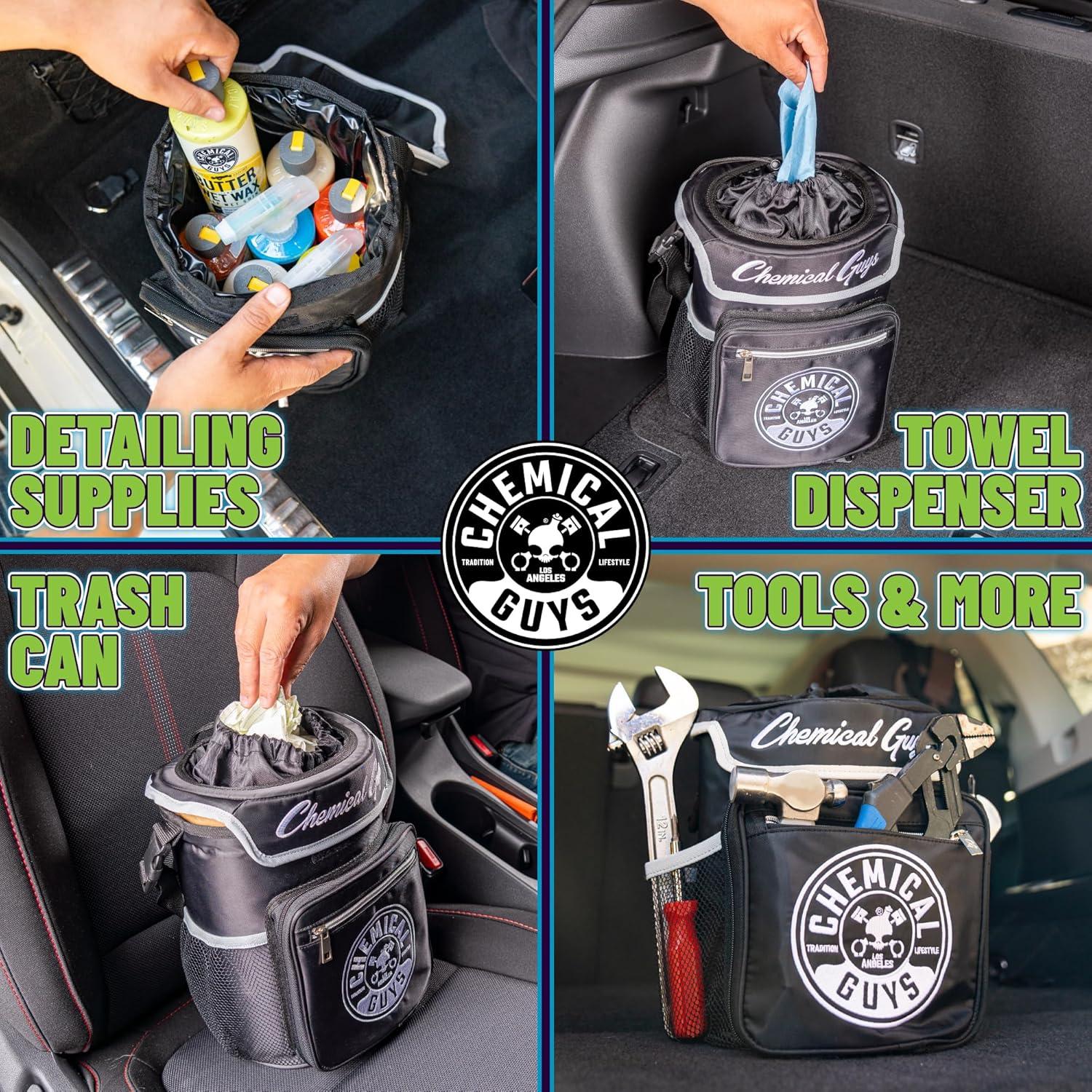 imageChemical Guys ACC627 The Dumpy Universal Storage Bin ampamp Car Trash Can Versatile Car Accessory for Organization and Cleanliness Great for Cars Trucks SUVs RVs ampamp More