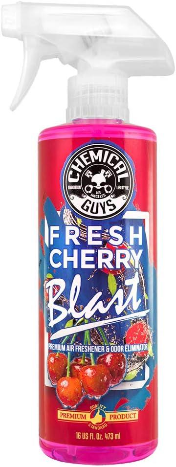 imageChemical Guys AIR10132 New Car Smell Premium Air Freshener and Odor Eliminator LongLasting Scent Great for Cars Trucks SUVs RVs ampamp More Extra Large 32 fl oz1 Count Pack of 1