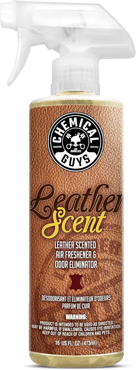 imageChemical Guys AIR10132 New Car Smell Premium Air Freshener and Odor Eliminator LongLasting Scent Great for Cars Trucks SUVs RVs ampamp More Extra Large 32 fl oz16 Fl Oz Pack of 1