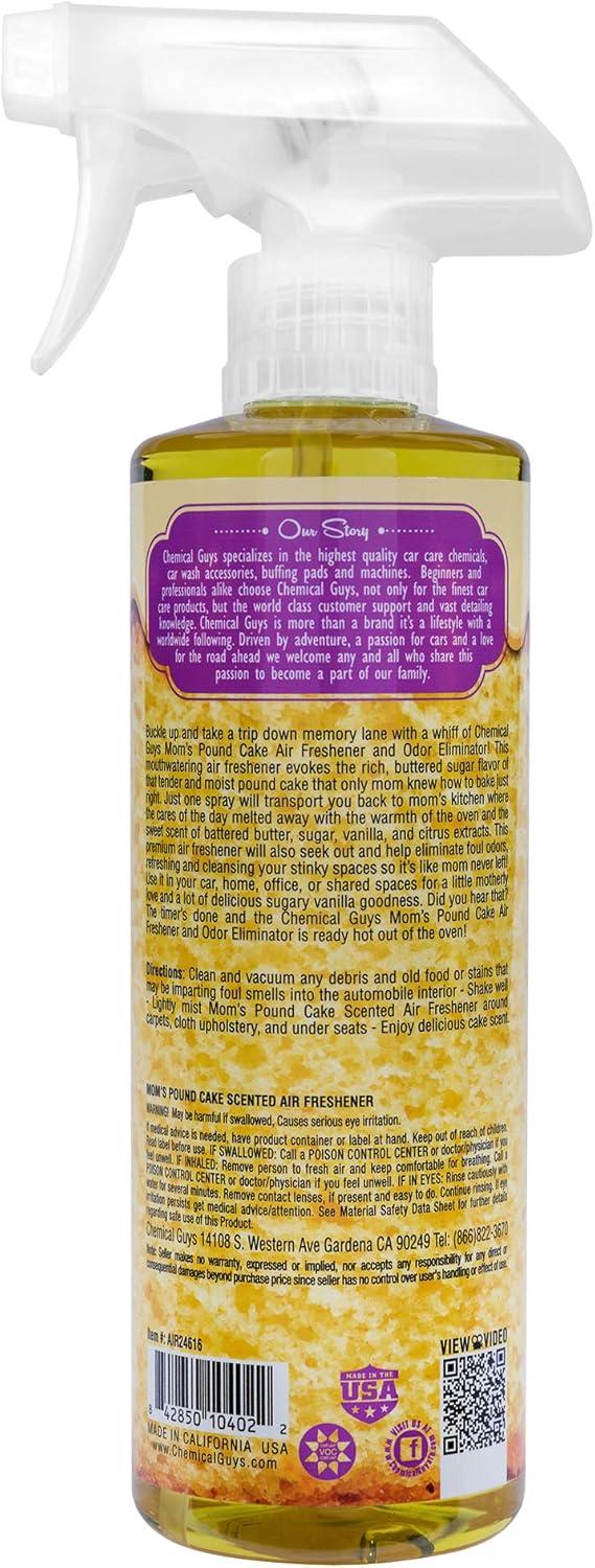 imageChemical Guys AIR10132 New Car Smell Premium Air Freshener and Odor Eliminator LongLasting Scent Great for Cars Trucks SUVs RVs ampamp More Extra Large 32 fl oz16 Fl Oz Pack of 1