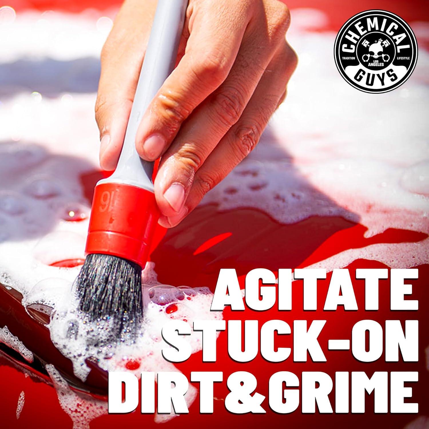 imageChemical Guys AccS90 Boars Hair Detailing BrushExterior Brushes