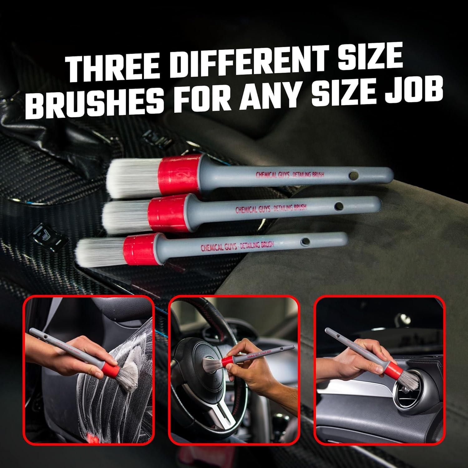 imageChemical Guys AccS90 Boars Hair Detailing BrushInterior Brushes