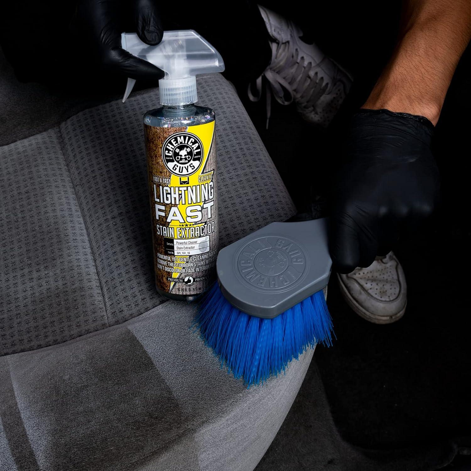 imageChemical Guys All Duty Brush Kit ACCG09 Wheel Works Brush  ACCG02 Nice ampamp Stiff Heavy Duty Carpet ampamp Interior Brush  ACCG05 Big Blue Stiffy Heavy Duty Brush  ACCG08 Wheelie Exterior Surface Brush