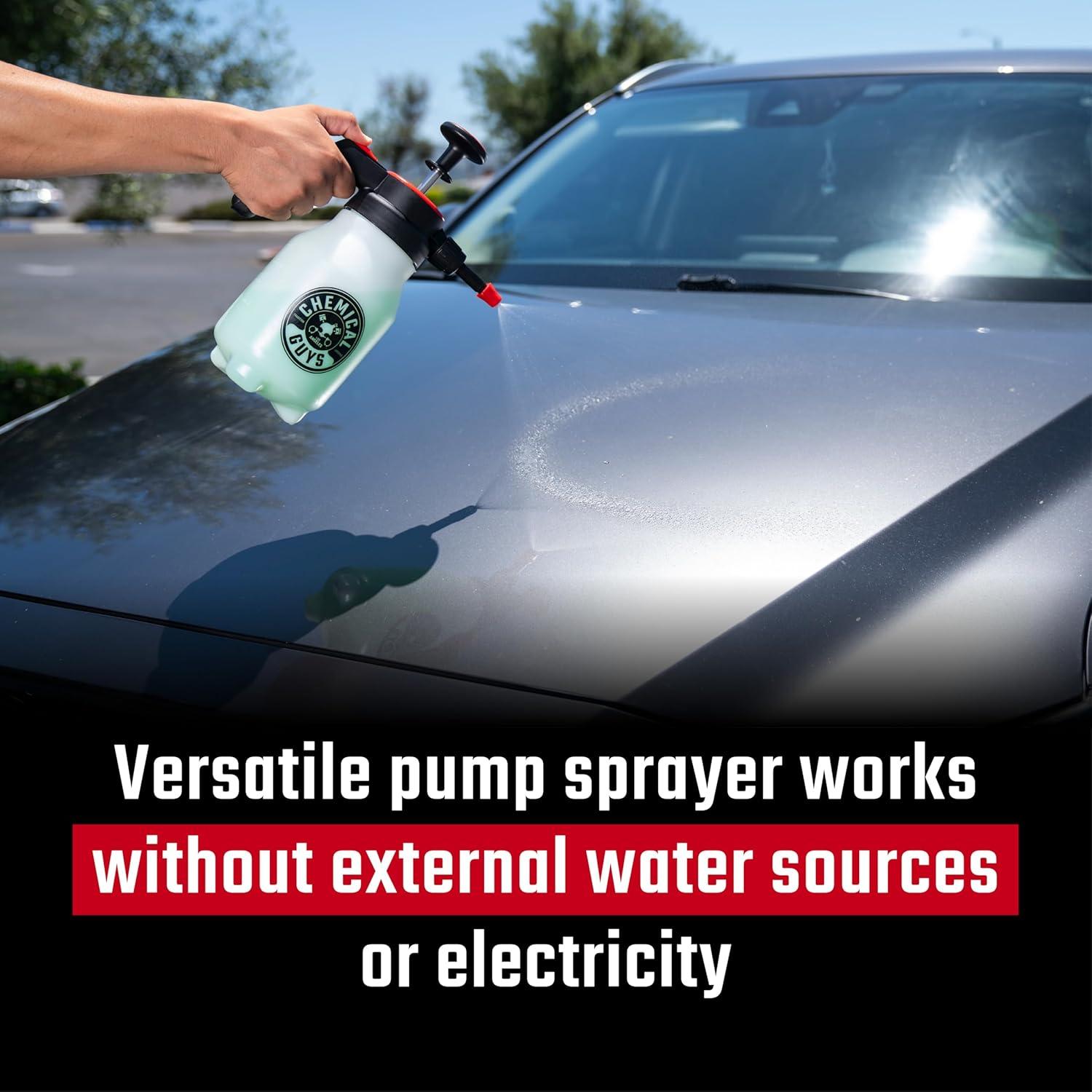 imageChemical Guys HOL401 Eco Friendly Drought Buster Waterless Car Wash ampamp Wax Kit 8 ItemsMr Sprayer
