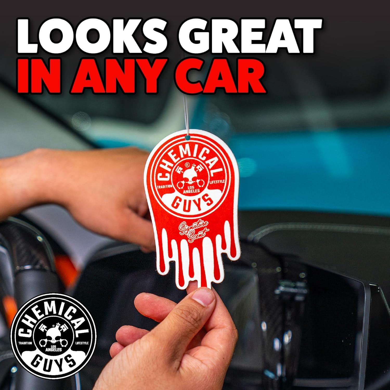 imageChemical Guys Hanging Air Freshener Variety Scent Pack 12 Pack Great for Cars Trucks SUVs RVs Home Garage Workspace Dorm Room ampamp More 4 x 3 Packs Black Frost Cherry Pina Colada  AIR40404Signature