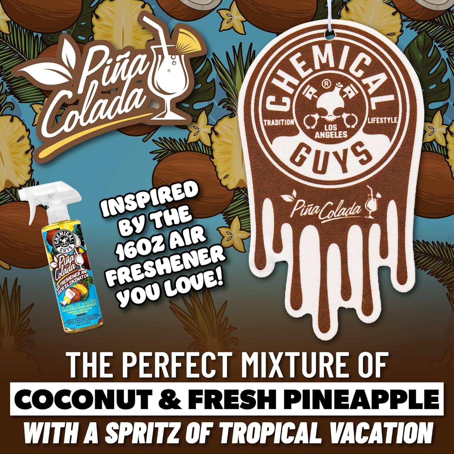 imageChemical Guys Hanging Air Freshener Variety Scent Pack 12 Pack Great for Cars Trucks SUVs RVs Home Garage Workspace Dorm Room ampamp More 4 x 3 Packs Black Frost Cherry Pina Colada  AIR40404Variety