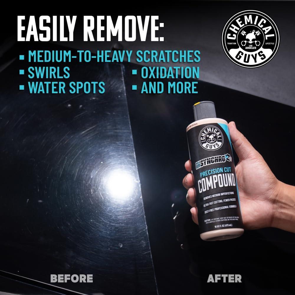imageChemical Guys Insynchro V43 Precision Cut Compound Professional Formula Safe for Cars Trucks SUVs RVs ampamp More 16 Fl Oz  GAP11916