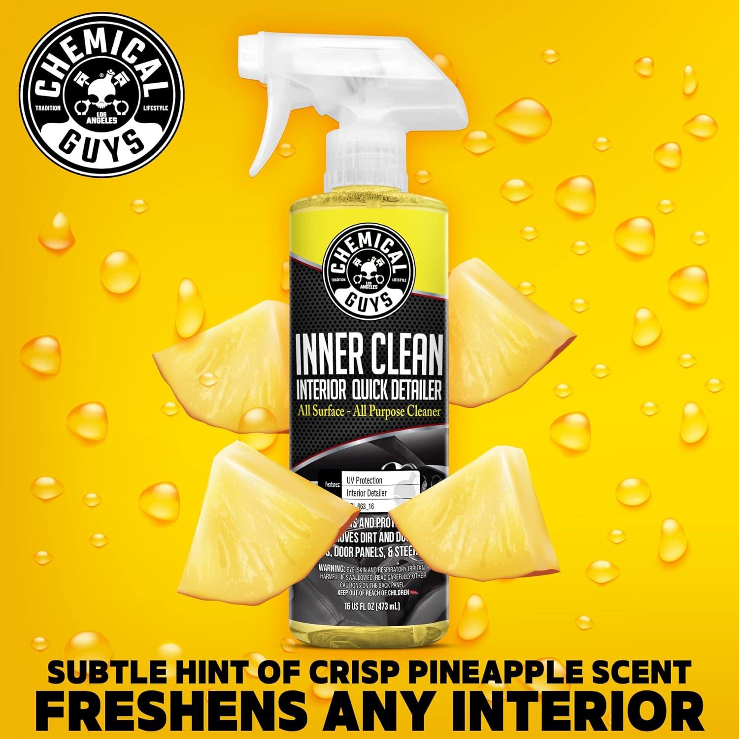 imageChemical Guys PMWSPI66350 InnerClean Interior Quick Detailer ampamp Protectant Wipes Mega 50 Pack Safe for Cars Trucks SUVs Jeeps Motorcycles RVs ampamp More 50 Ct128 oz