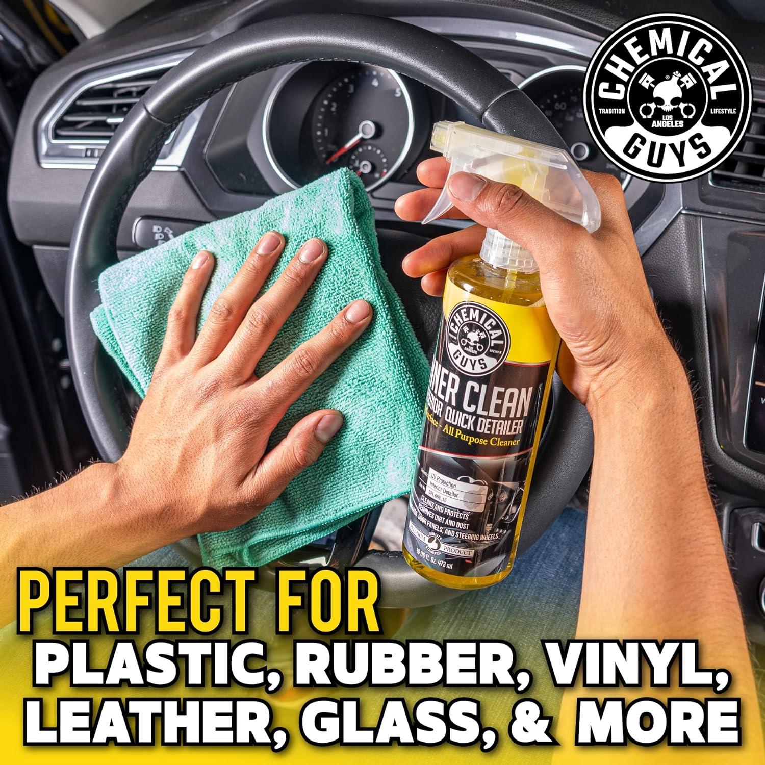 imageChemical Guys PMWSPI66350 InnerClean Interior Quick Detailer ampamp Protectant Wipes Mega 50 Pack Safe for Cars Trucks SUVs Jeeps Motorcycles RVs ampamp More 50 Ct128 oz
