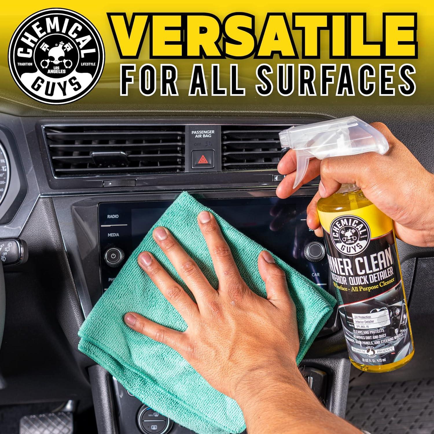 imageChemical Guys PMWSPI66350 InnerClean Interior Quick Detailer ampamp Protectant Wipes Mega 50 Pack Safe for Cars Trucks SUVs Jeeps Motorcycles RVs ampamp More 50 Ct128 oz