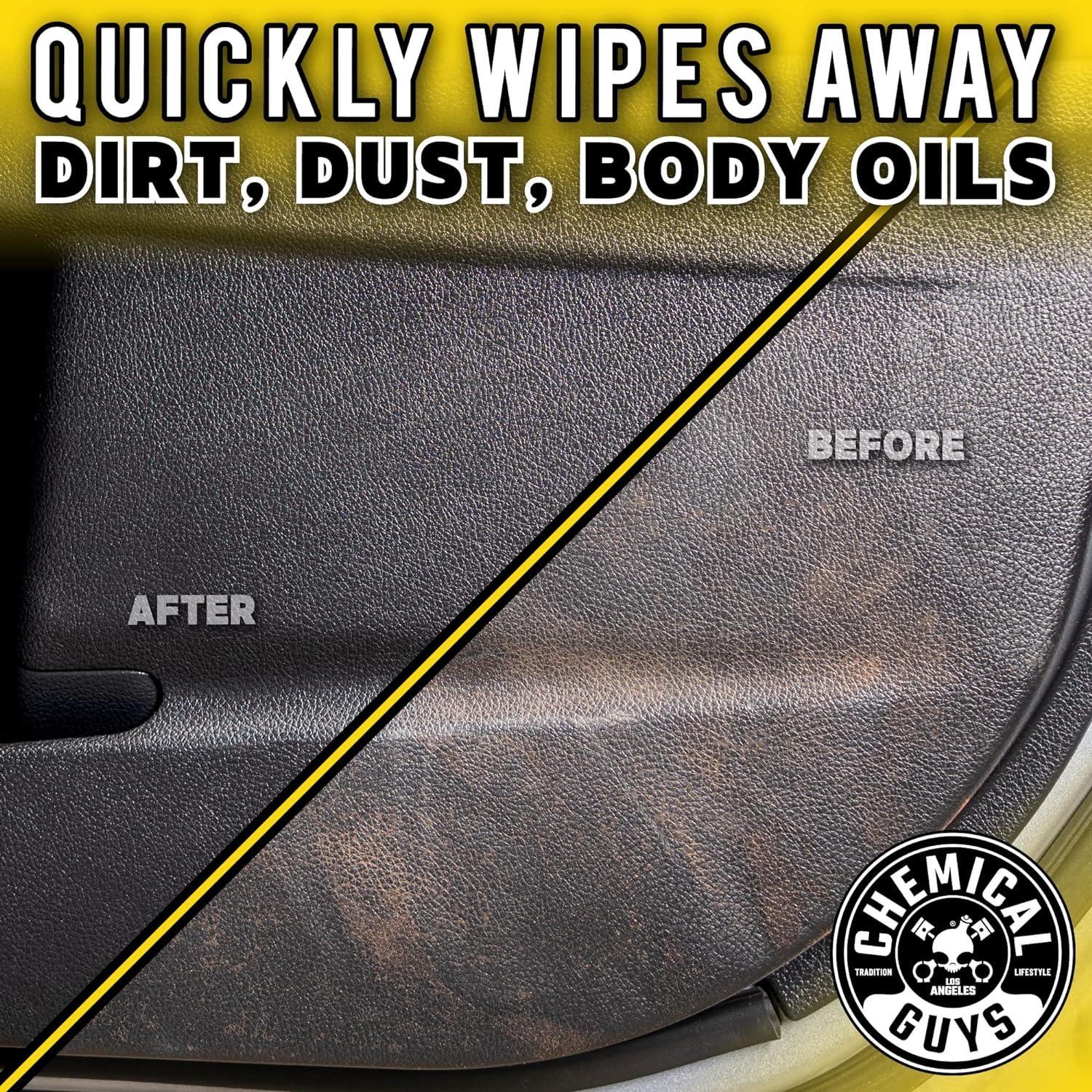 imageChemical Guys PMWSPI66350 InnerClean Interior Quick Detailer ampamp Protectant Wipes Mega 50 Pack Safe for Cars Trucks SUVs Jeeps Motorcycles RVs ampamp More 50 Ct128 oz
