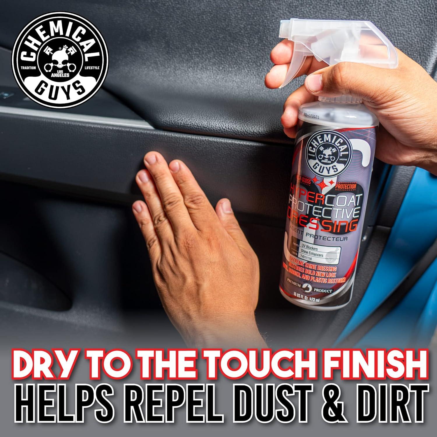 imageChemical Guys TVD11116 G6 HyperCoat High Gloss Coating Protectant Sprayable Dressing Works on Vinyl Rubber Plastic Tires and Trim Safe for Cars Trucks Motorcycles RVs ampamp More 16 fl oz128 Fl Oz Pack of 1
