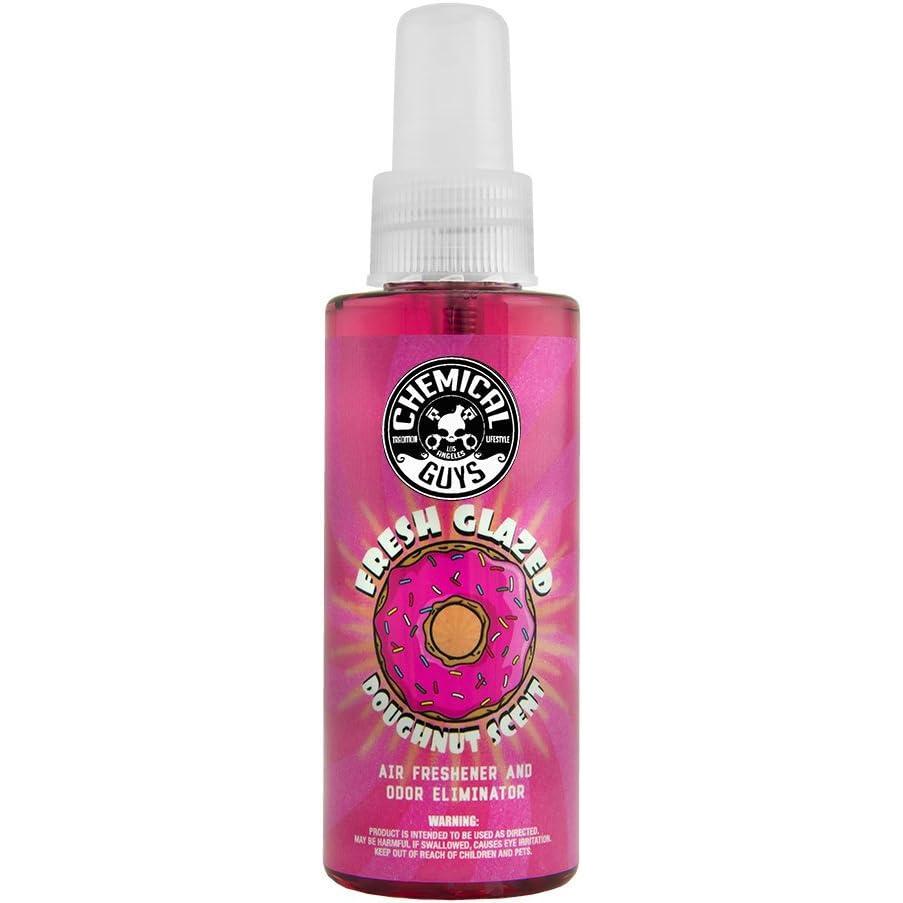 imageChemical Guys AIR23304 Fresh Glazed Doughnut Scent Premium Air Freshener and Odor Eliminator Great for Cars Trucks SUVs RVs Home Office Dorm Room ampamp More 4 fl oz1 Count Pack of 1