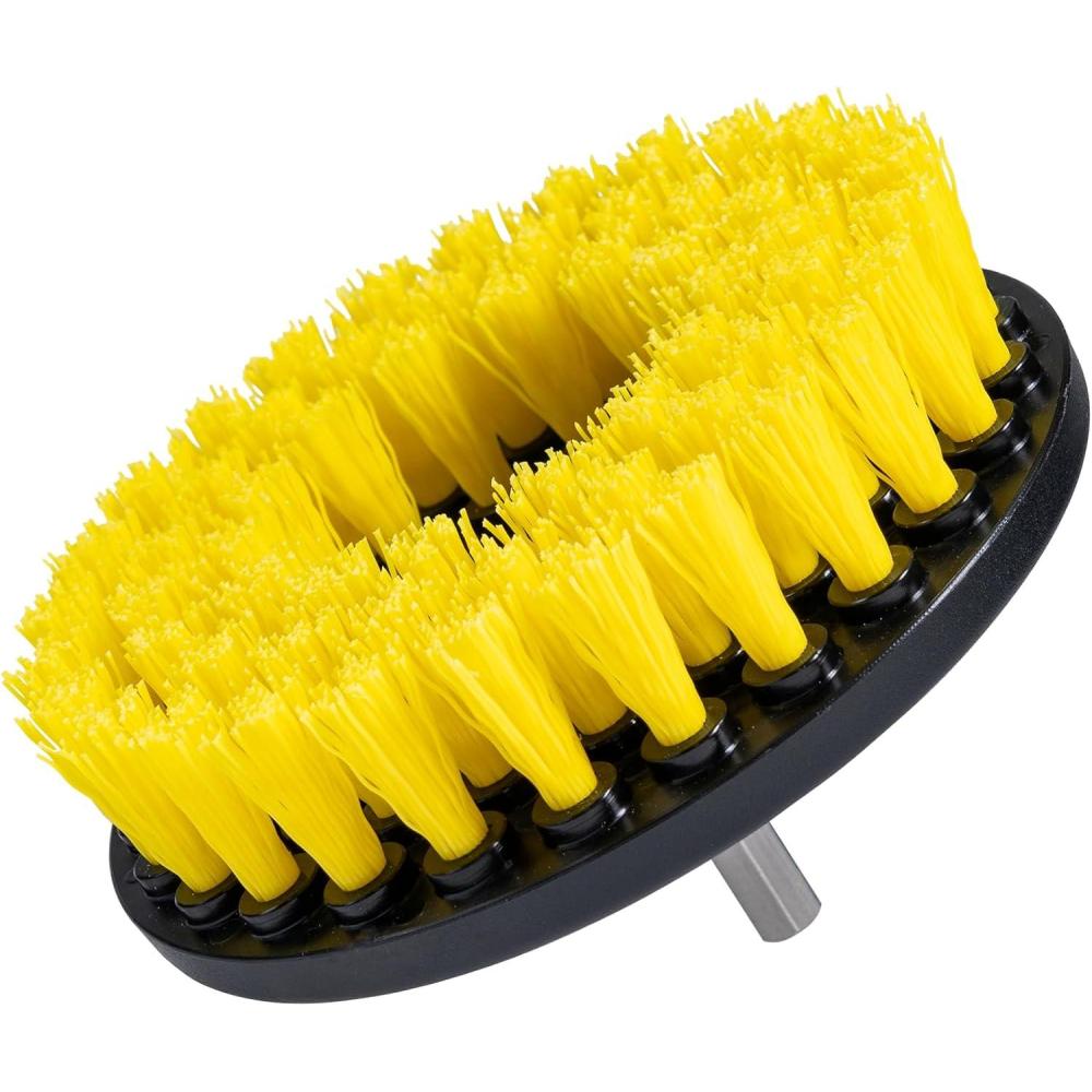 imageChemical Guys Acc201BrushMD Medium Duty Carpet Brush with Drill Attachment YellowMedium Duty Old