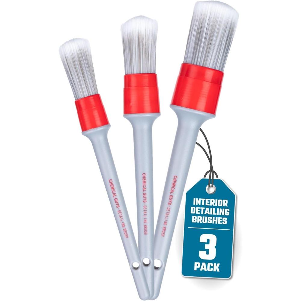 imageChemical Guys AccS90 Boars Hair Detailing BrushInterior Brushes