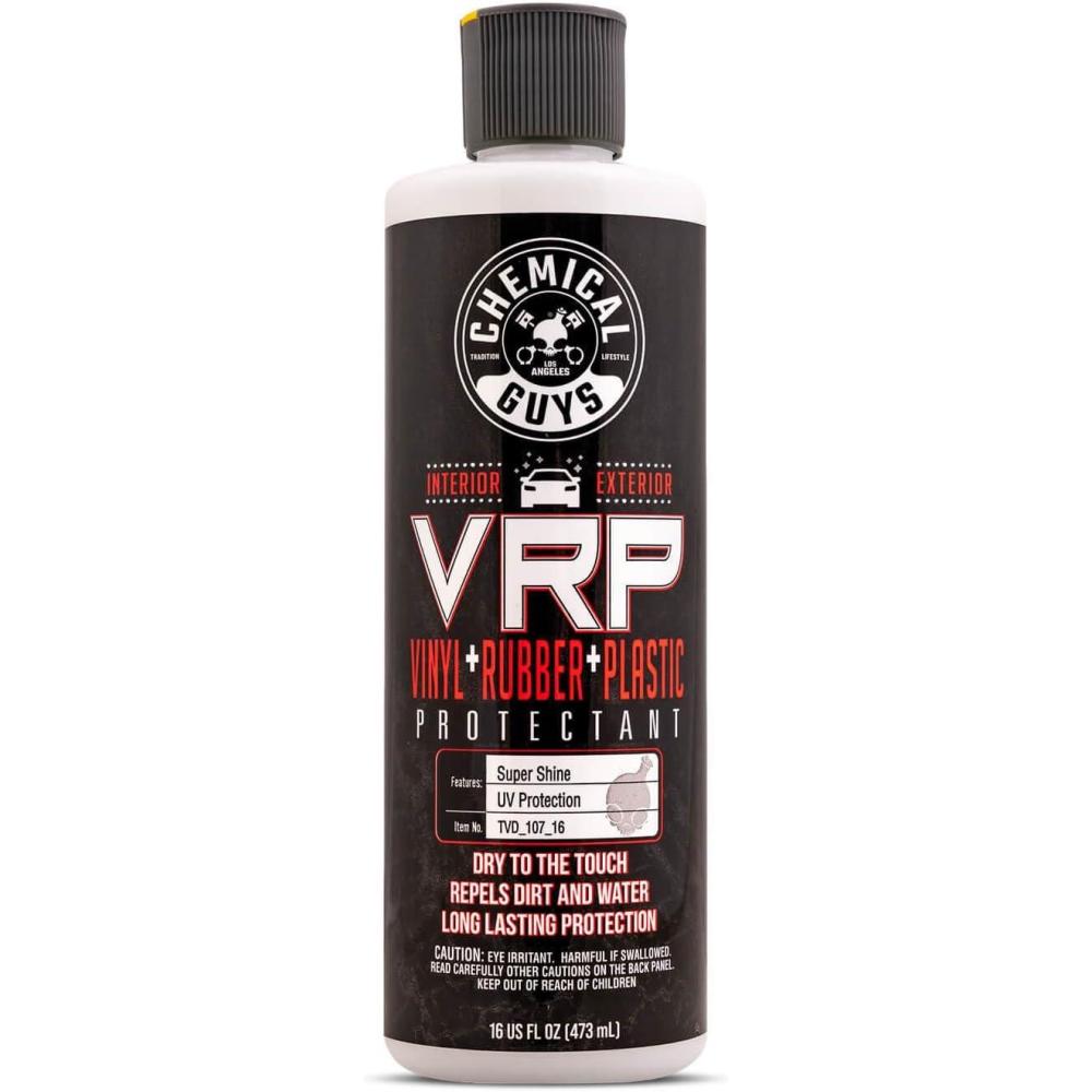 imageChemical Guys VRP Vinyl Rubber and Plastic NonGreasy DrytoTheTouch Long Lasting Super Shine Dressing for Tires Trim and More 16 fl oz 3 Pack16 Fl Oz Pack of 1