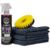 imageChemical Guys HOL70016 Heavy Duty Floor Mat Cleaning Kit with Mat Renew Rubber  Vinyl Floor Mat cleaner and Protectant 16 fl oz Drill Brush Attachment ampamp Workhorse Towels 5 Item Kit32 Fl Oz Pack of 5