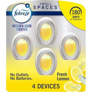 imageFebreze Small Spaces Air Freshener OdorFighting Plug In Alternative Air Fresheners for Home and Bathroom and Kitchen Closet Air Fresheners Kitchen Odor Fighter Scent 4 Count