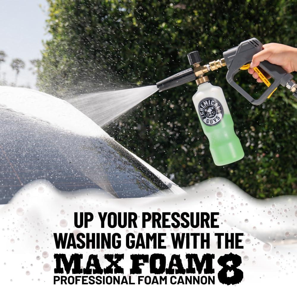imageChemical Guys EQP312 TORQ Professional Max Foam 8 Cannon ampamp Honey Dew Snow Foam Soap Kit Safe for Cars Trucks SUVs RVs ampamp More 128 fl oz 1 GallonHOL144