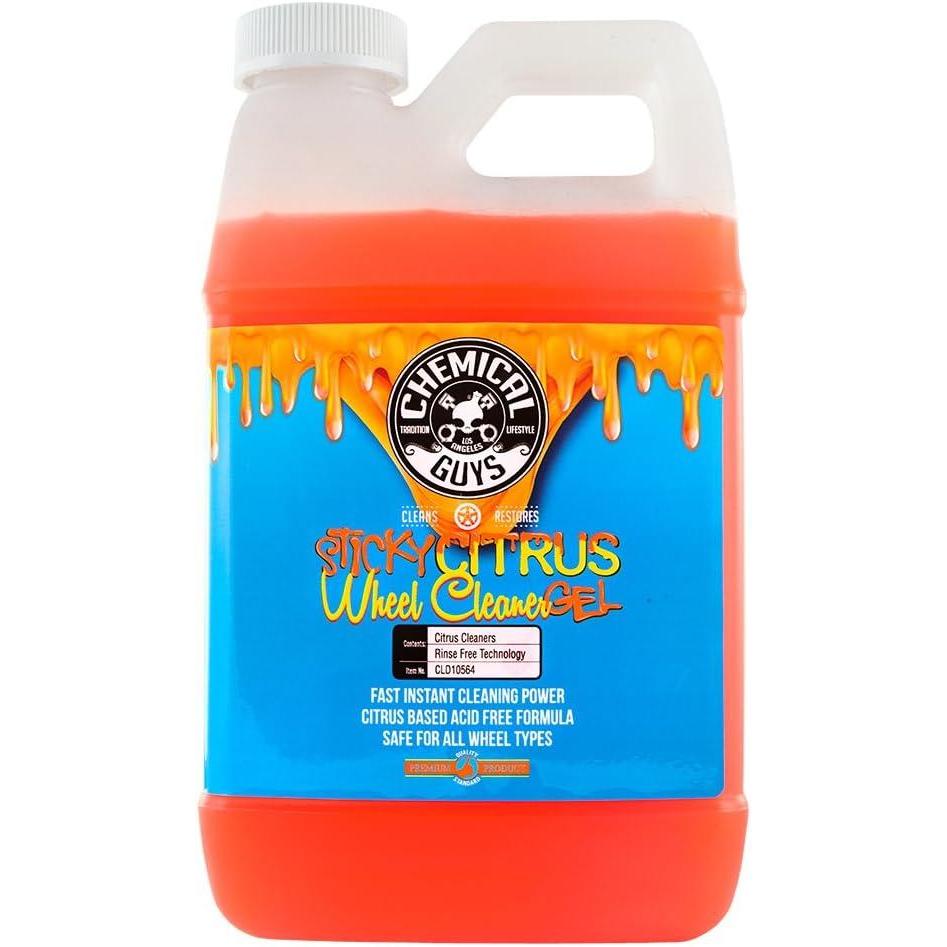 imageChemical Guys CLD105 Sticky Citrus Wheel Cleaner Gel Safe For All Wheel Types Works on Cars Trucks SUVs Motorcycles RVs ampamp More 128 fl oz 1 Gallon128 Fl Oz Pack of 1