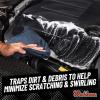 imageChemical Guys MIC35203 Workhorse Professional Grade Microfiber Towel Gray Safe for Car Wash Home Cleaning ampamp Pet Drying Cloths 16quot x 16quot Pack of 3Black
