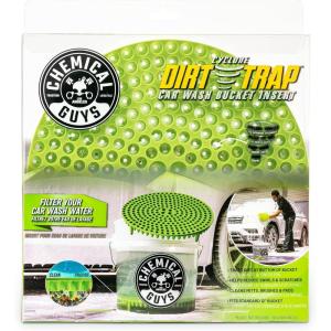imageChemical Guys DIRTTRAP02 Cyclone Dirt Trap Car Wash Bucket Insert Car Wash Filter Removes Dirt and Debris While You Wash Red 12quot Diameter Great For Washing Cars Trucks SUVs RVs ampamp MoreLime Green