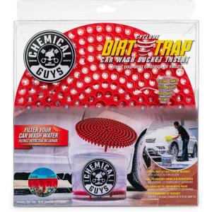 imageChemical Guys DIRTTRAP02 Cyclone Dirt Trap Car Wash Bucket Insert Car Wash Filter Removes Dirt and Debris While You Wash Red 12quot Diameter Great For Washing Cars Trucks SUVs RVs ampamp MoreRed