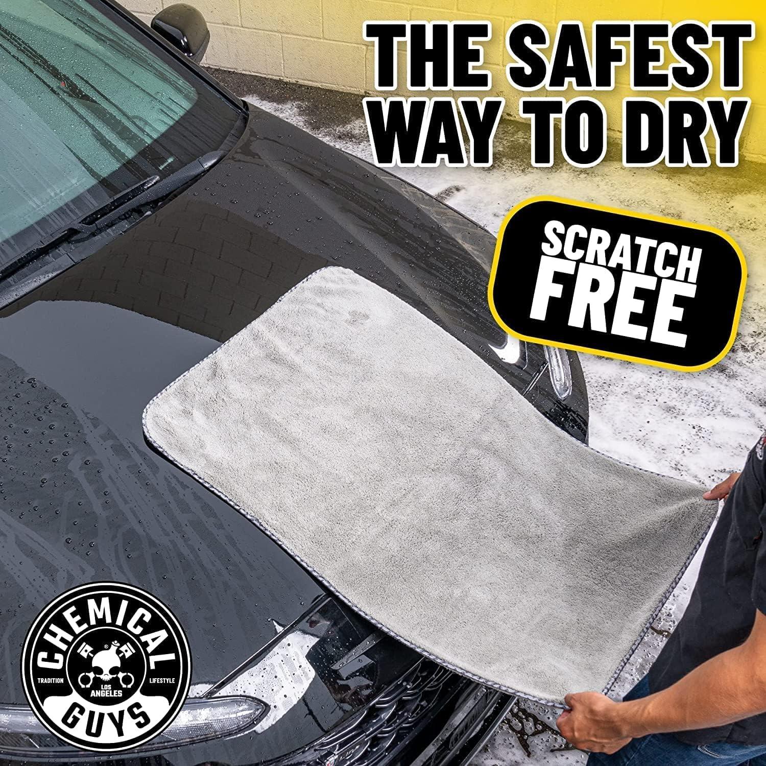 imageChemical Guys MIC1995GGB Mammoth Bundle  1 Blue Woolly Mammoth Microfiber Dryer Towels 36quotx 25quot 2 Grey Woolly Mammoth Microfiber Dryer Towel 36quotx 25quot Cars Trucks Pets Messes  3 Towel Kit3 Pack