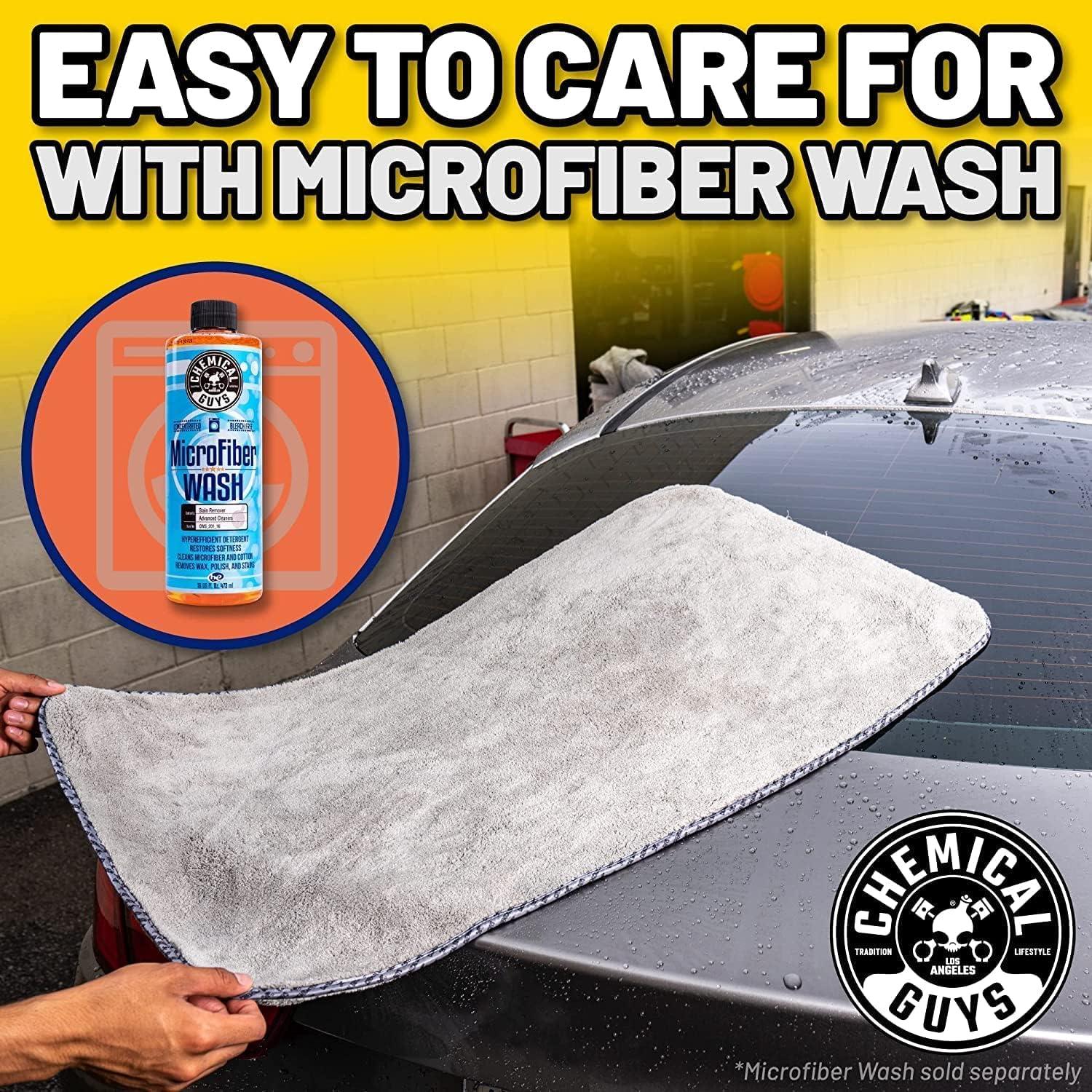 imageChemical Guys MIC1995GGB Mammoth Bundle  1 Blue Woolly Mammoth Microfiber Dryer Towels 36quotx 25quot 2 Grey Woolly Mammoth Microfiber Dryer Towel 36quotx 25quot Cars Trucks Pets Messes  3 Towel Kit3 Pack