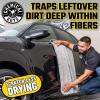 imageChemical Guys MIC1995GGB Mammoth Bundle  1 Blue Woolly Mammoth Microfiber Dryer Towels 36quotx 25quot 2 Grey Woolly Mammoth Microfiber Dryer Towel 36quotx 25quot Cars Trucks Pets Messes  3 Towel Kit3 Pack