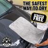 imageChemical Guys MIC1995GGB Mammoth Bundle  1 Blue Woolly Mammoth Microfiber Dryer Towels 36quotx 25quot 2 Grey Woolly Mammoth Microfiber Dryer Towel 36quotx 25quot Cars Trucks Pets Messes  3 Towel Kit3 Pack