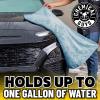 imageChemical Guys MIC1995GGB Mammoth Bundle  1 Blue Woolly Mammoth Microfiber Dryer Towels 36quotx 25quot 2 Grey Woolly Mammoth Microfiber Dryer Towel 36quotx 25quot Cars Trucks Pets Messes  3 Towel Kit3 Pack