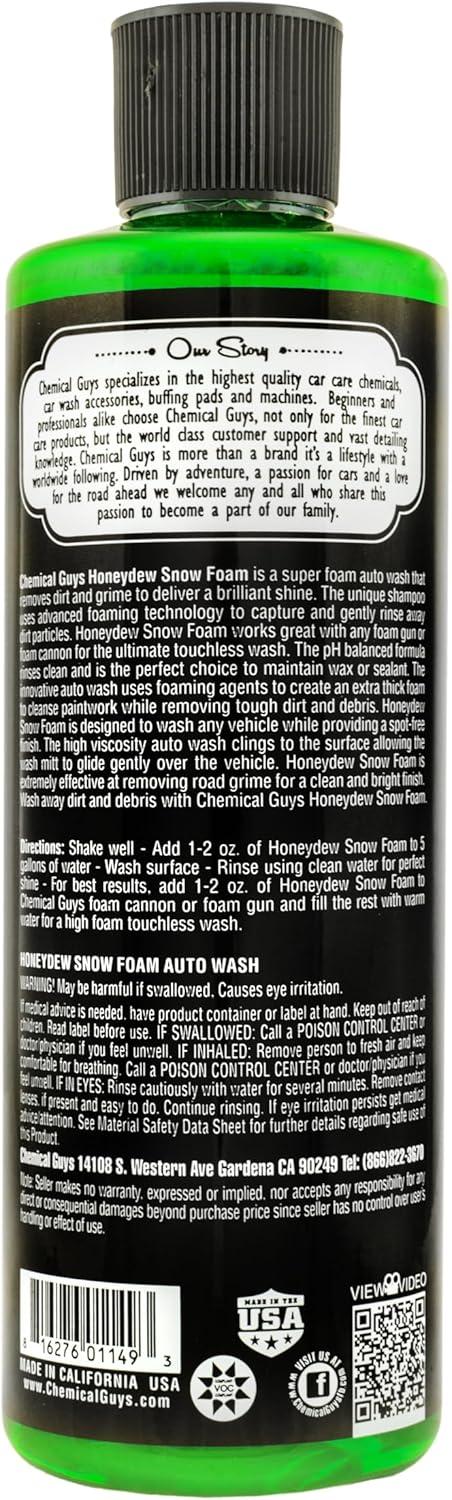 imageChemical Guys HOL316 Ultimate Snow Foam Car Wash Combo Kit 16 Fl Oz Pack of 216 Fl Oz Pack of 1
