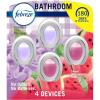imageFebreze Bathroom Air Freshener OdorFighting Plug In Alternative Air Fresheners for Home and Bathroom and Kitchen Closet Air Fresheners Watermelon ampamp Lilac Scent 4 Count