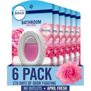 imageFebreze Bathroom Air Freshener OdorFighting Downy April Fresh 6ct