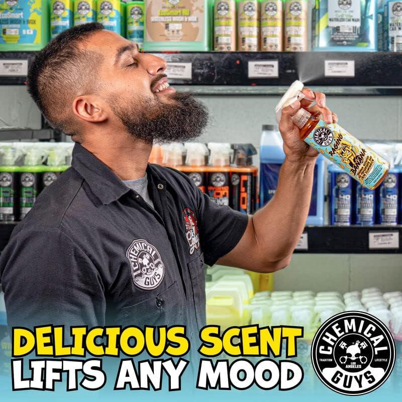 imageChemical Guys AIR25216 Raging Banana Banana Scented Air Freshener ampamp Odor Eliminator 16 oz